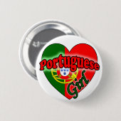 Portugiesische Girl Button (Vorne & Hinten)