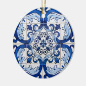 Portugiesische Glazed Tiles Keramik Ornament (Links)