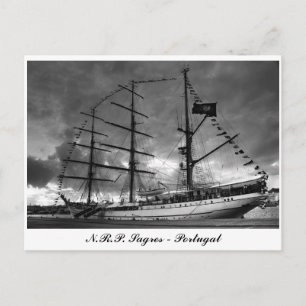 Portugiesische Hochschiff-Postkarte Postkarte