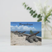 Portugiesische Insel Cannons, Mosambik Postkarte (Stehend Vorderseite)