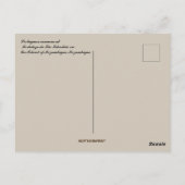 Portugiesische Insel Cannons, Mosambik Postkarte (Rückseite)