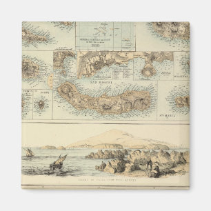 Portugiesische Inseln im Atlantik Magnet