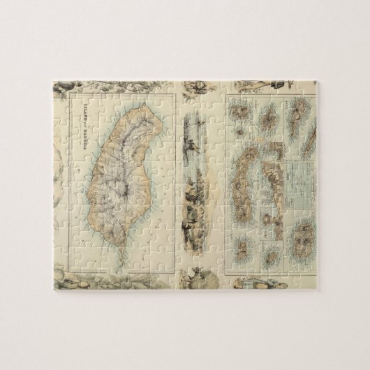 Portugiesische Inseln im Atlantischen Ozean Puzzle (Horizontal)