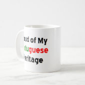Portugiesische Kaffee-Tasse Kaffeetasse (Vorderseite Links)