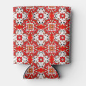 Portugiesische Keramik - Muster Dosenkühler (Vorderseite)