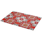 Portugiesische Keramik-Muster Schneidebrett (Ecke)