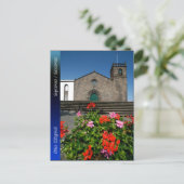 Portugiesische Kirche Postkarte (Stehend Vorderseite)