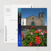 Portugiesische Kirche Postkarte (Vorne/Hinten)