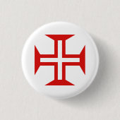 Portugiesische Kokarde Button (Vorderseite)