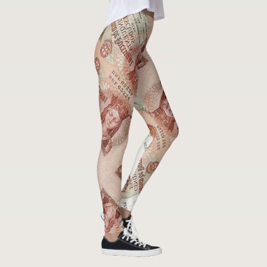 Portugiesische Kultur-Designs Leggings (Rechts)