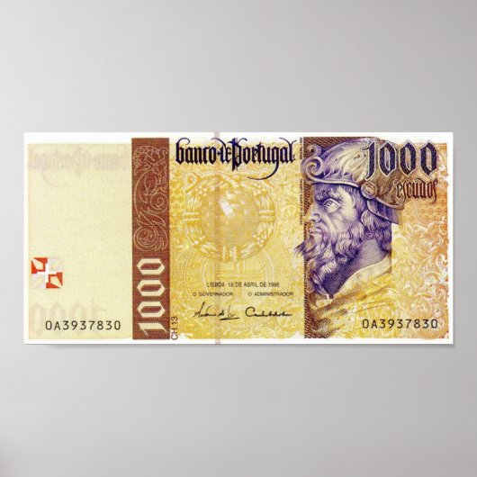 Portugiesische Kultur-Designs Poster (Vorne)