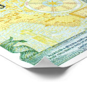 Portugiesische Kultur-Designs Poster (Ecke)