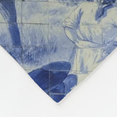 Portugiesische Kultur Fleecedecke (Ecke)