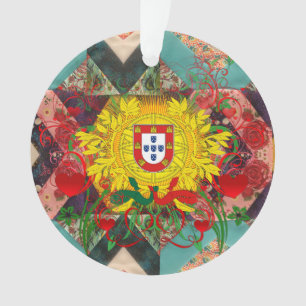 Portugiesische Kunst der Azoren Ornament