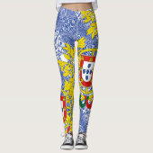 portugiesische Kunst Leggings (Vorderseite)