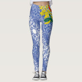 portugiesische Kunst Leggings (Vorderseite)