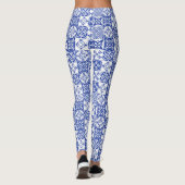 Portugiesische Leggings Azulejo-Fliesen im Stil vo (Rückseite)