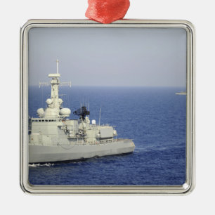 Portugiesische Marine-Fregatte NRP Bartolomeu Dias Ornament Aus Metall