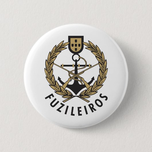 Portugiesische Marine-Marinesoldaten "Fuzileiros " Button (Vorderseite)