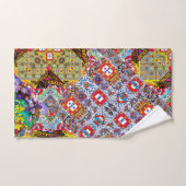 Portugiesische Muster Badhandtuch Set (Handtuch)