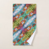 Portugiesische Muster Badhandtuch Set (Handtuch)