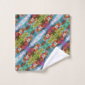 Portugiesische Muster Badhandtuch Set (Waschlappen)