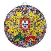 Portugiesische Muster Dartscheibe (vorne)