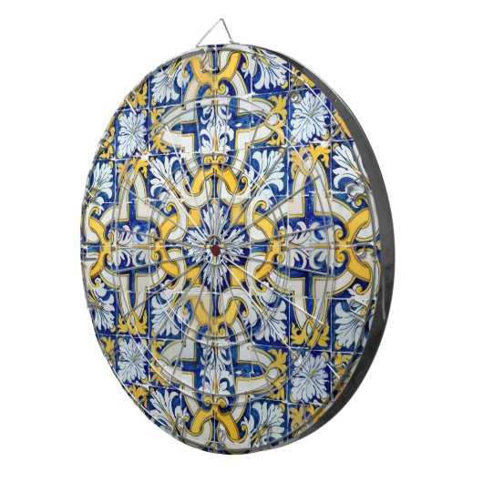 Portugiesische Muster Dartscheibe (Vorderseite rechts)