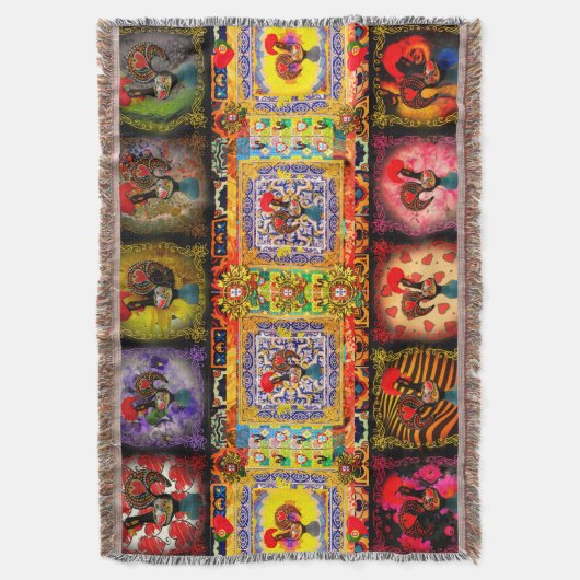 Portugiesische Muster Decke (Vorderseite Vertikal)