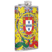 Portugiesische Muster Flachmann (Rechts)