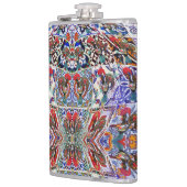 Portugiesische Muster Flachmann (Links)