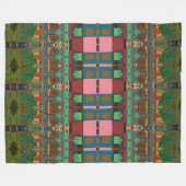 Portugiesische Muster Fleecedecke (Vorderseite (Horizontal))