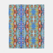 Portugiesische Muster Fleecedecke (Vorderseite)