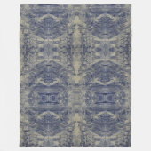 Portugiesische Muster Fleecedecke (Vorderseite)