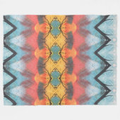 Portugiesische Muster Fleecedecke (Vorderseite (Horizontal))