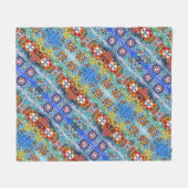 Portugiesische Muster Fleecedecke (Vorderseite (Horizontal))