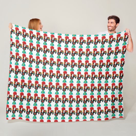 Portugiesische Muster Fleecedecke (Beispiel)