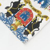 Portugiesische Muster Fleecedecke (Ecke)