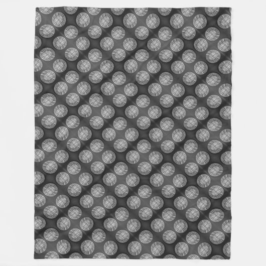 Portugiesische Muster Fleecedecke (Vorderseite)