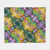 Portugiesische Muster Fleecedecke (Vorderseite (Horizontal))