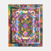 Portugiesische Muster Fleecedecke (Vorderseite)