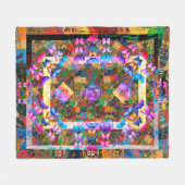 Portugiesische Muster Fleecedecke (Vorderseite (Horizontal))