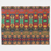 Portugiesische Muster Fleecedecke (Vorderseite (Horizontal))