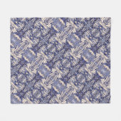 Portugiesische Muster Fleecedecke (Vorderseite (Horizontal))