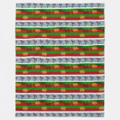 Portugiesische Muster Fleecedecke (Vorderseite)