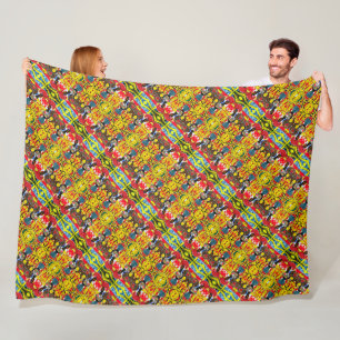 Portugiesische Muster Fleecedecke