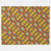 Portugiesische Muster Fleecedecke (Vorderseite (Horizontal))