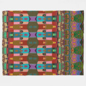 Portugiesische Muster Fleecedecke (Vorderseite (Horizontal))