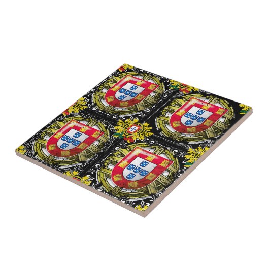 Portugiesische Muster Fliese (Seite)