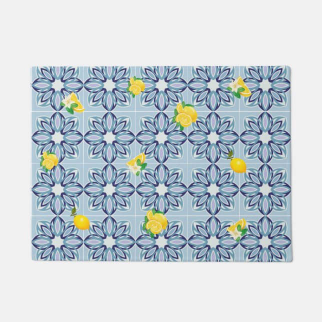 Portugiesische Muster. Fußmatte (Vorderseite)